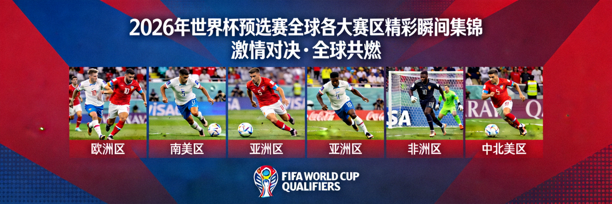 2026年世界杯预选赛全球各大赛区比赛精彩瞬间集锦横幅图